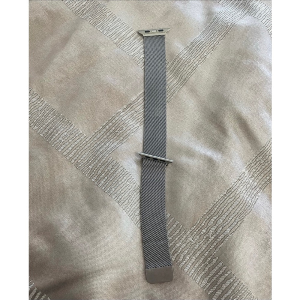 Apple Watch Silver Magnetic Band (42mm/44mm/45mm)